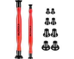 Kleppen Inslijpset 2-Delig - 1,6 Tot 3,6 Cm Maat - Handgereedschap Voor Motoronderhoud - Precisie Slijpgereedschap