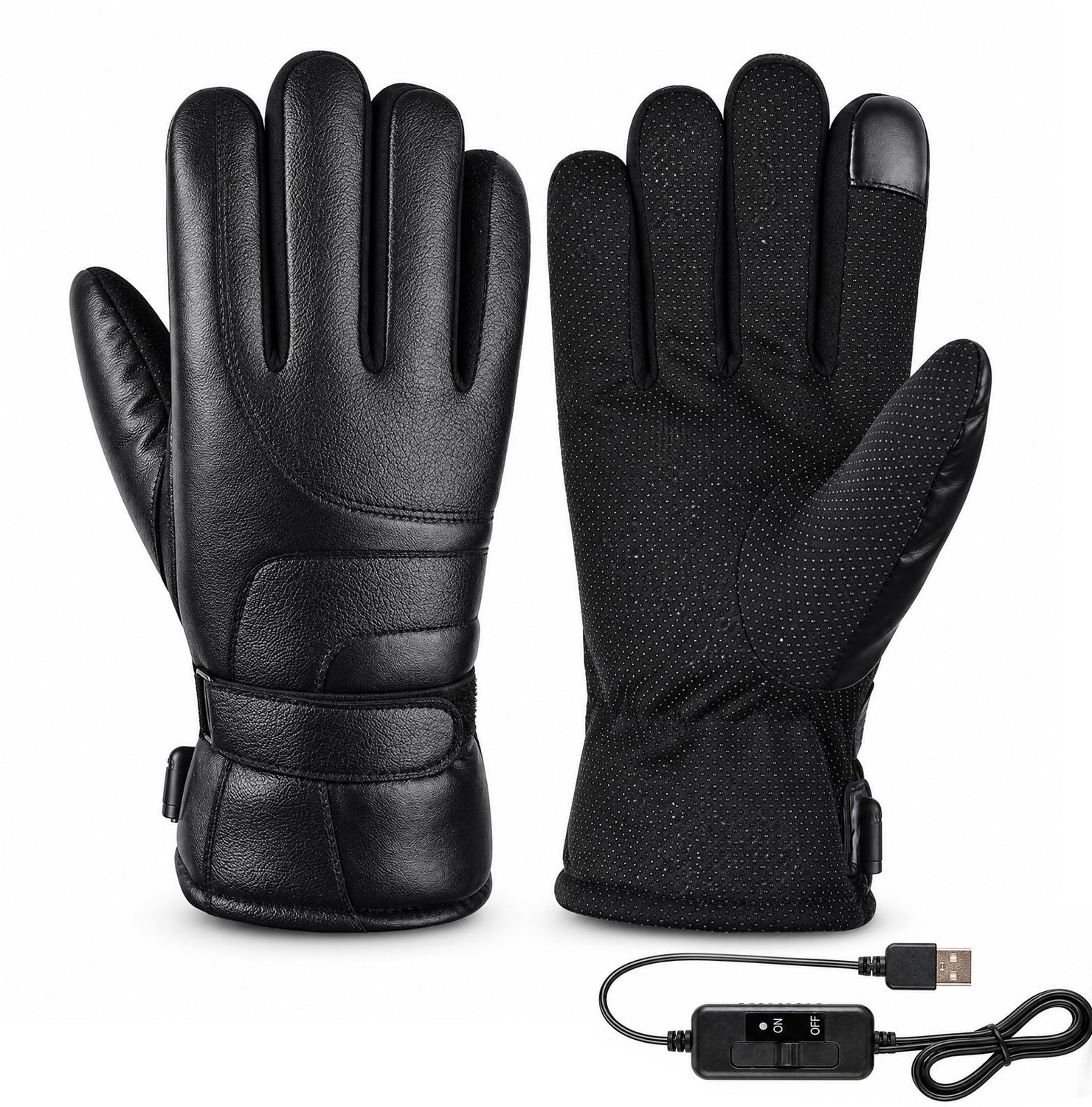 Verwarmde Handschoenen - USB Verwarming - Touchscreen - Warme Winterhandschoenen - Dames en Heren