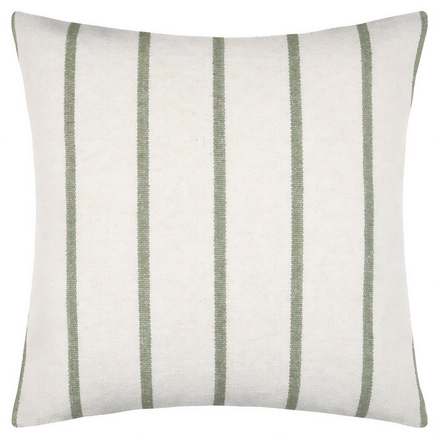 STOF - Sierkussen - Decoratieve kussen in strepen TROPE, katoen, 50 x 50 cm - groen