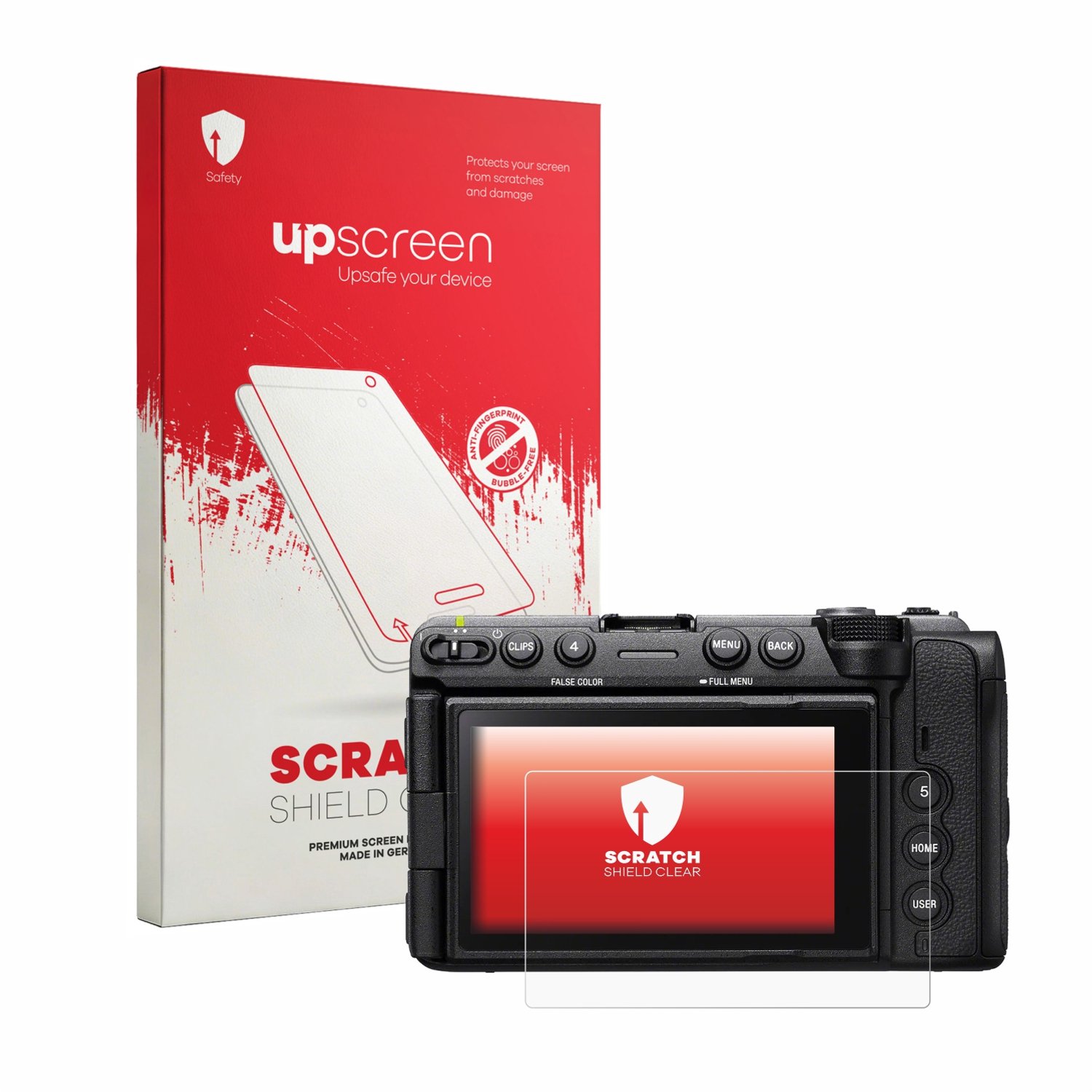 upscreen - Screenprotector voor Sony Cinema Line FX5 - Folie Beschermfolie transparant