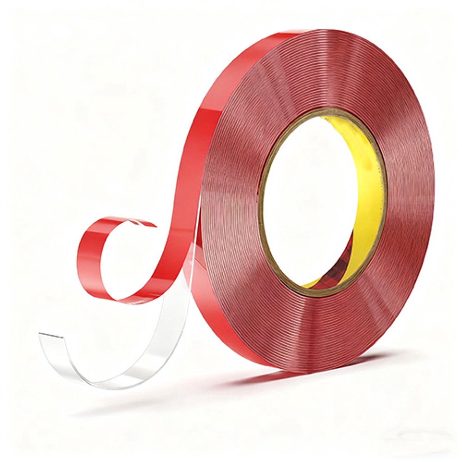 Sterke dubbelzijdige tape - Transparante dubbelzijdige acryltape - Laat geen lijmresten achter - 3 meter lang, 10 millimeter breed - Hoge kleefkracht - Dubbelzijdige tape - Transparant