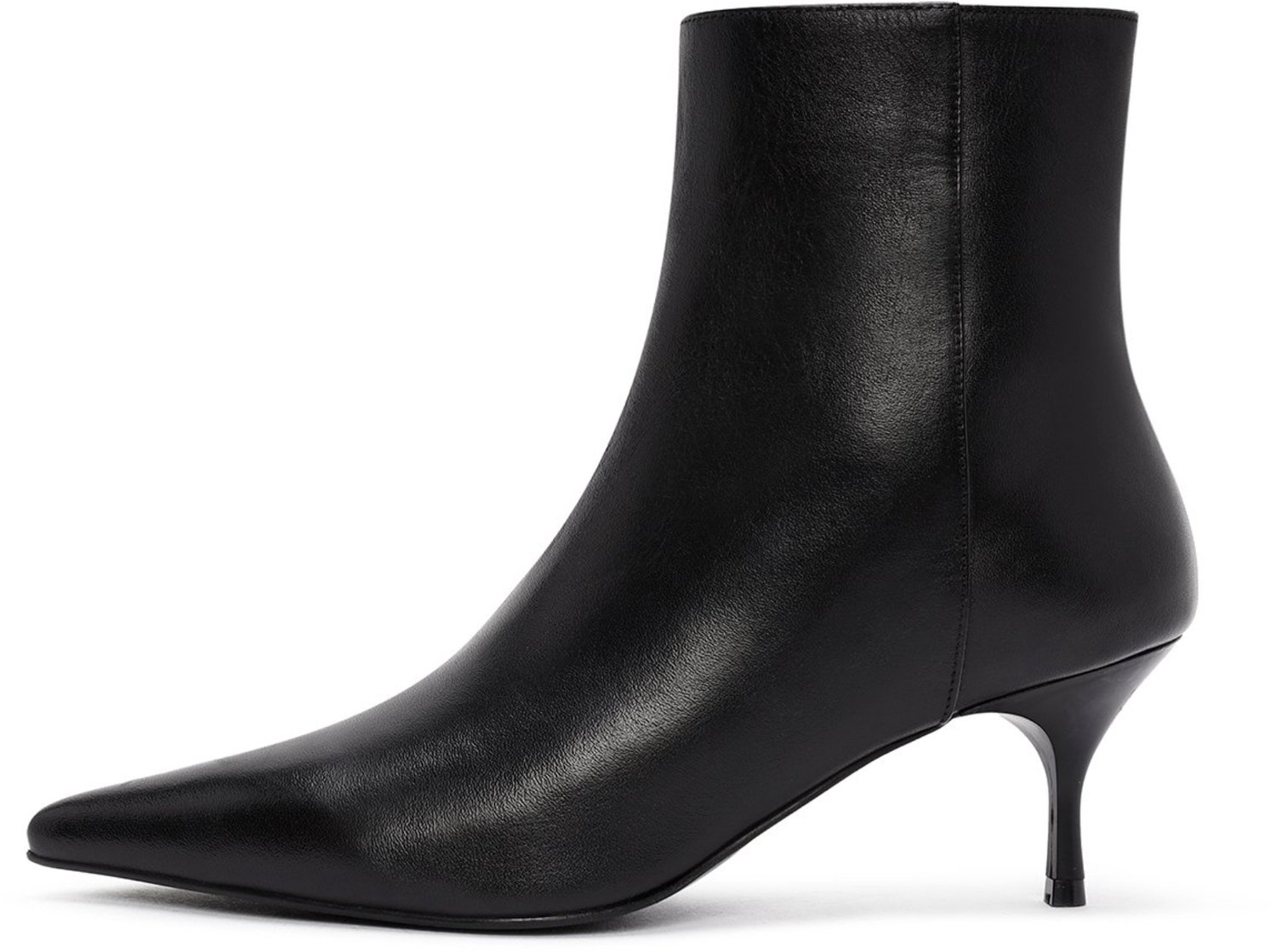 DERIMOD Heeled Ankle Boots Leather Heeled Ankle Boots