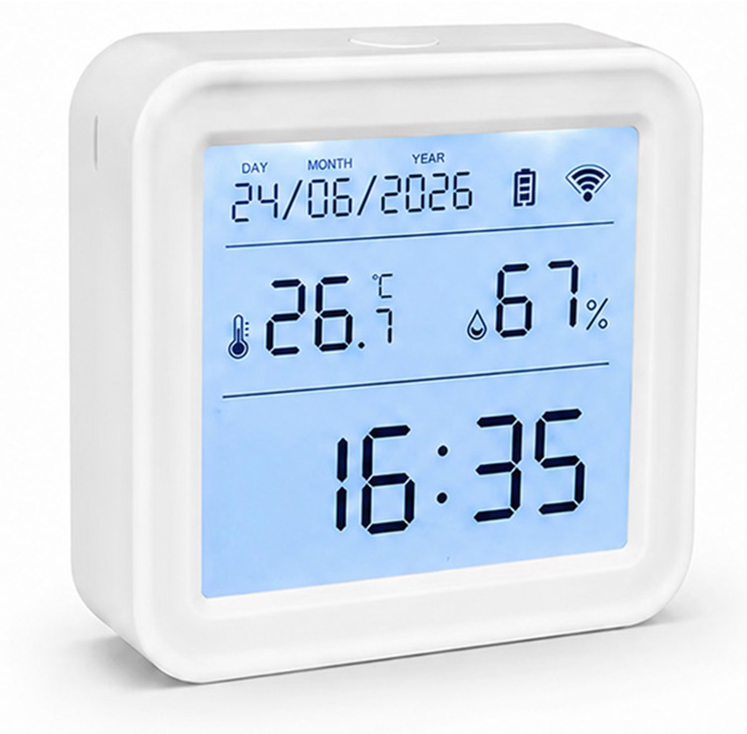 Wifi Thermometer - Hygrometer - Mini-lcd-digitale Thermometer - Hygrometer Voor Binnen