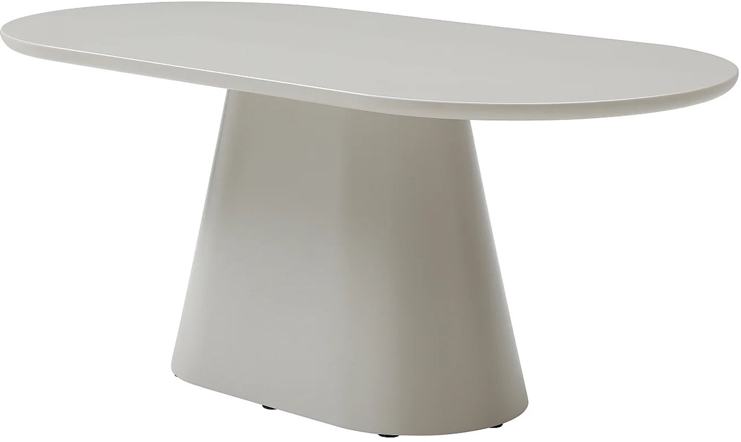 Vente-unique Eettafel voor 6 personen in MDF - Beige - VALIANA