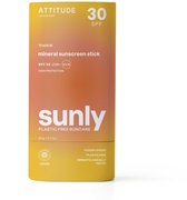 Attitude Sunly Zonnebrandstick SPF30 Tropisch 60 gr