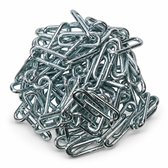 Metalen ketting - 4 mm draaddikte - 3 meter - Zilverkleurig - 1 stuk
