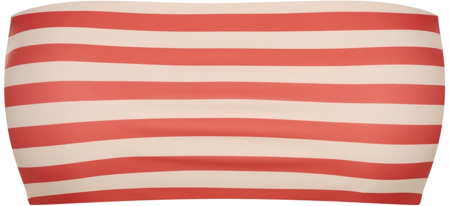 ESOTIQ Malibu Bloovii - Bandeau bikinitop - Rood-wit Rood;Wit