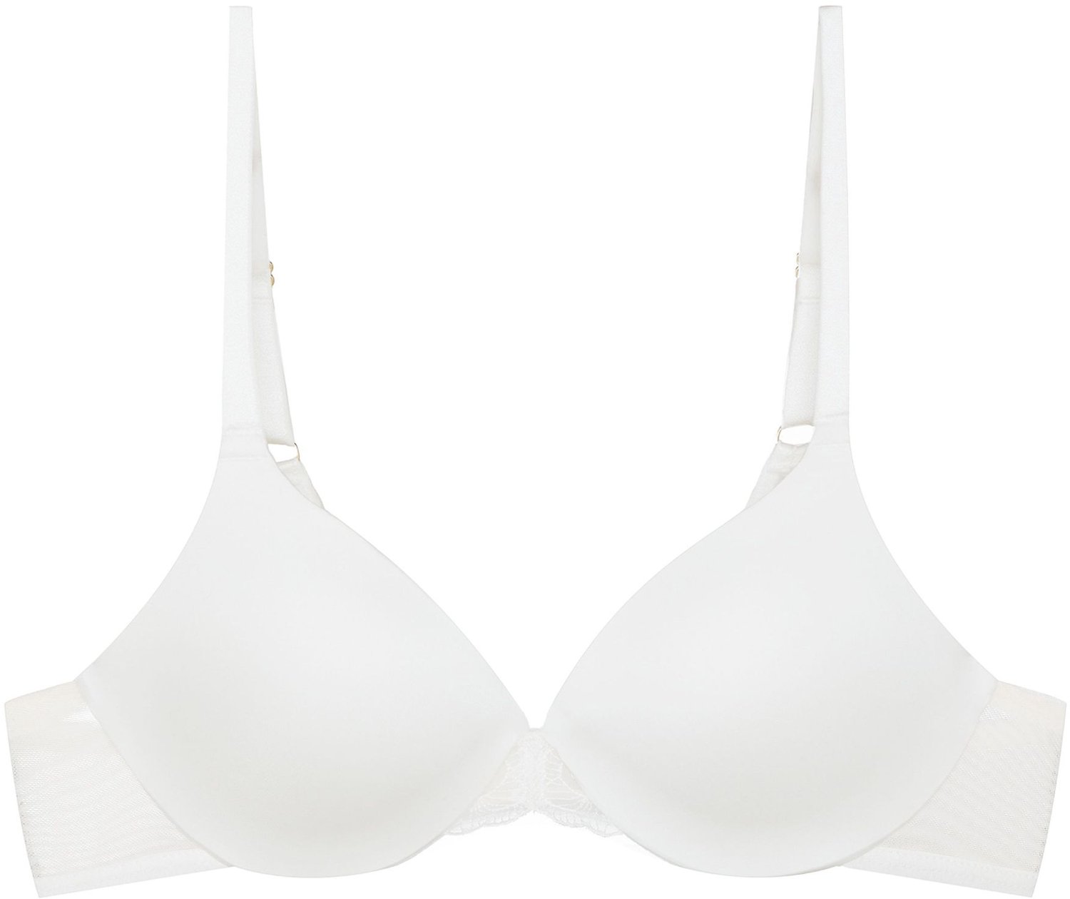 ESOTIQ Bluey - Push-upbeha - Wit - 75B - Gouden details