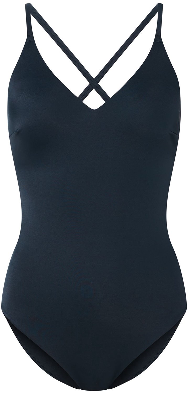 ESOTIQ Bitt Henderson - Badpak - Marineblauw - V-hals - Verstelbare gekruiste bandjes