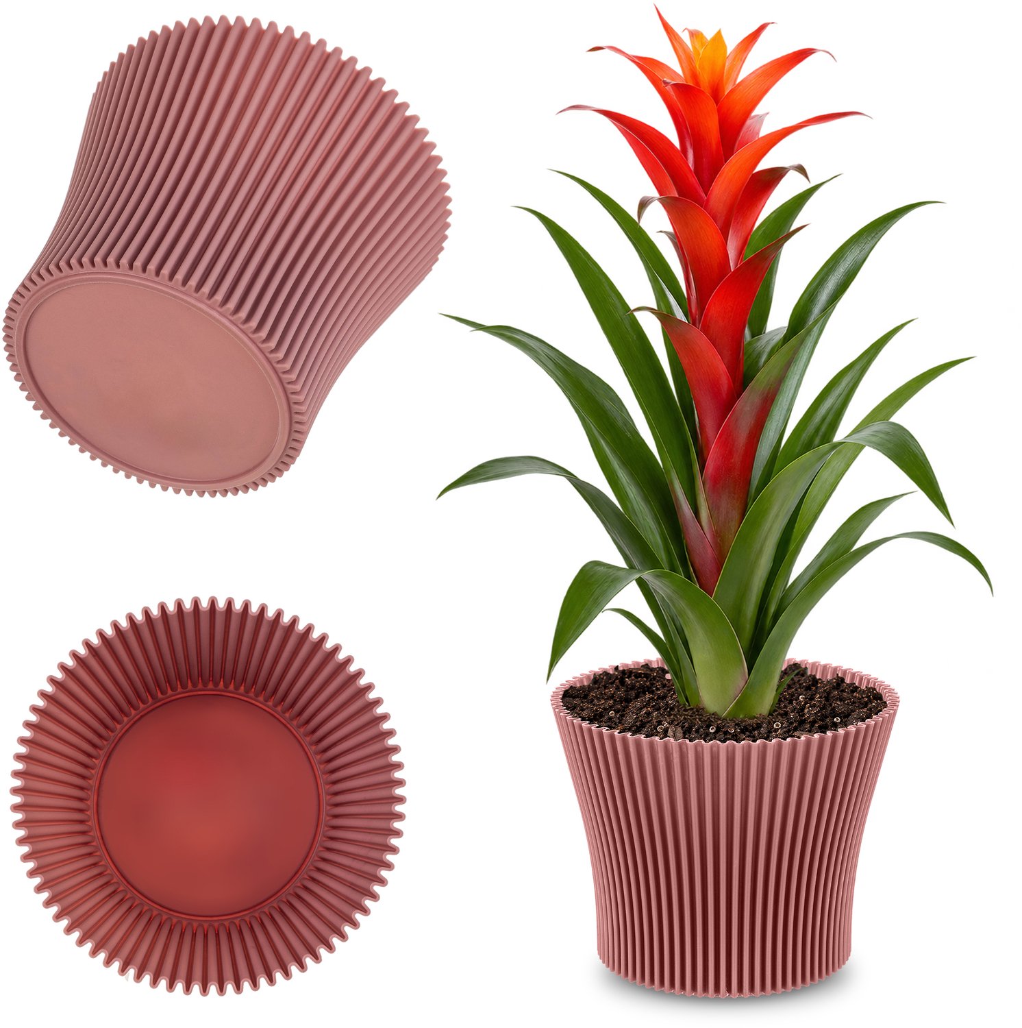 Estrela bloempot 19cm roze