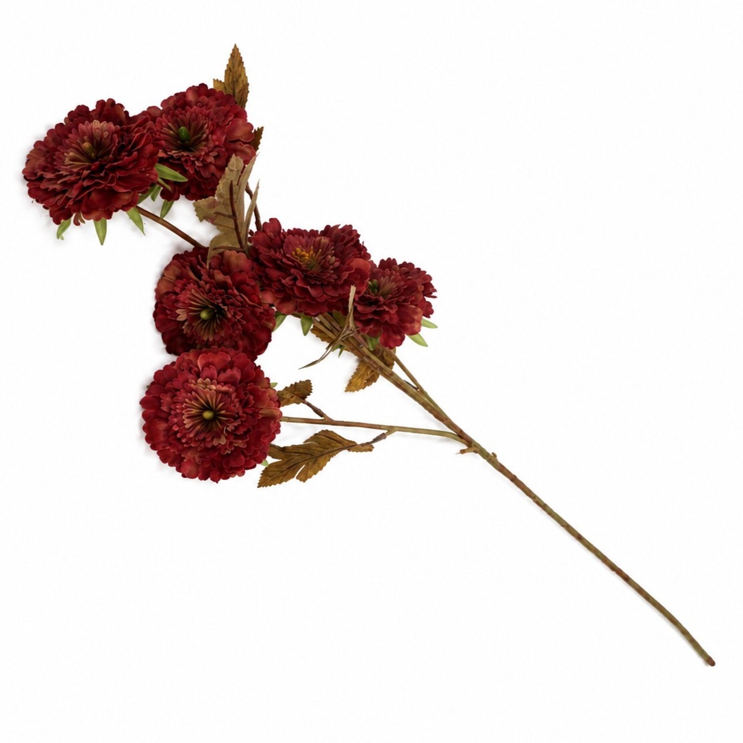 Kunstbloem Chrysant 76cm mauve