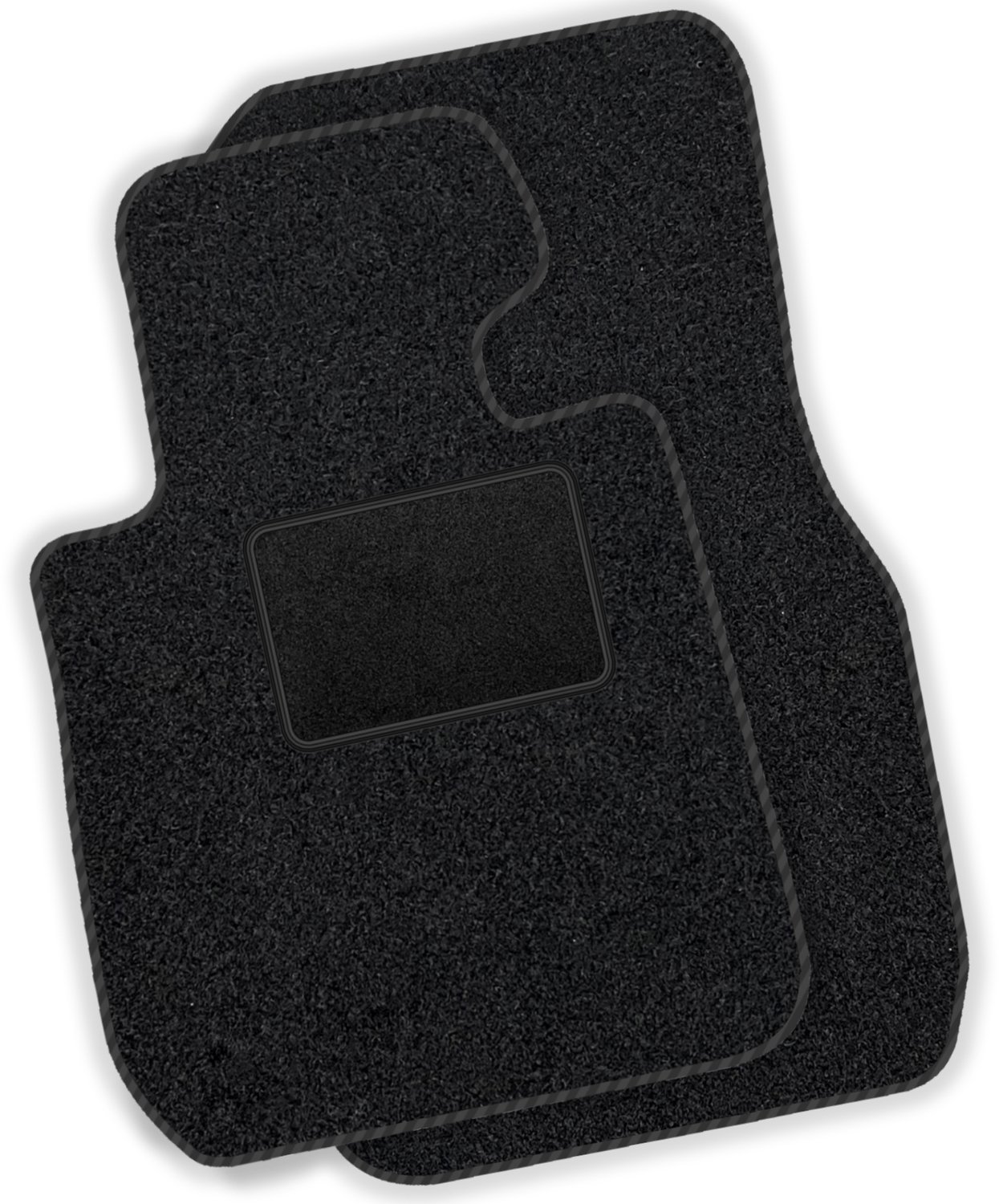 Moltico Carmats - FI008 Serie - Voor Dywaniki Welurowe - Zwarte Lamówka