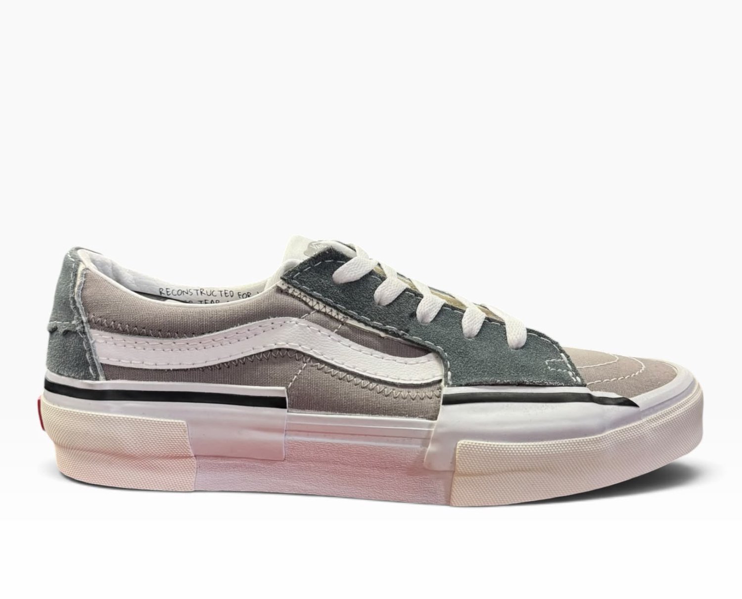 Vans Sk8-Low Reconstru Grijs
