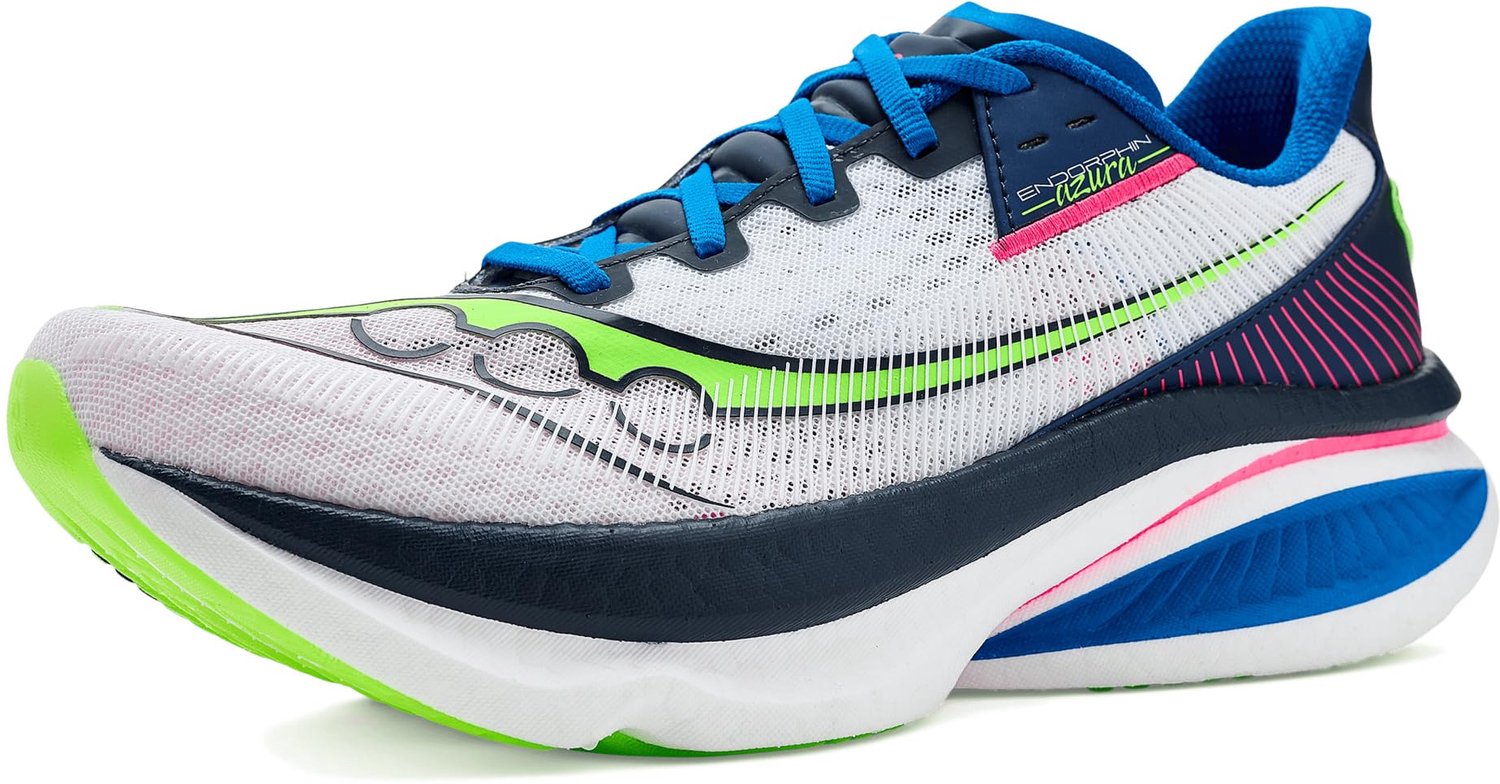 Saucony Endorphin Azura Hardloopschoen /Marine 47 Wit