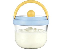 Reissaladecontainer - Lunchpot voor Voedsel - Maaltijden Meenemen - Lekvrij Ontwerp - 600 ml - Wit