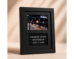Patch Display Fotolijst Verticaal – Geschikt voor HYROX Patch – A7 Foto – 15 x 20 cm – Zwart