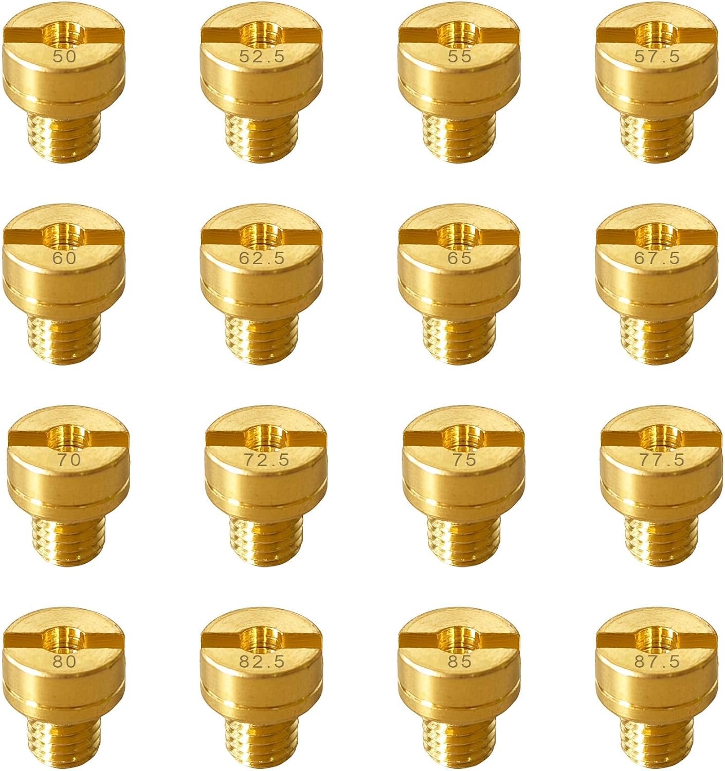Carburateur hoofddouche set - maat 50-87.5 - voor 2-takt en 4-takt voertuigen - verbeterde prestaties - m-winkel