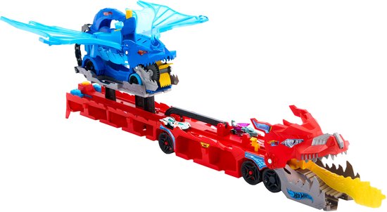 Hot Wheels Ultieme Dubbele Draak Transportvoertuig - 2 speelgoedauto's — cadeau in Spellen & Speelgoed - foto 7