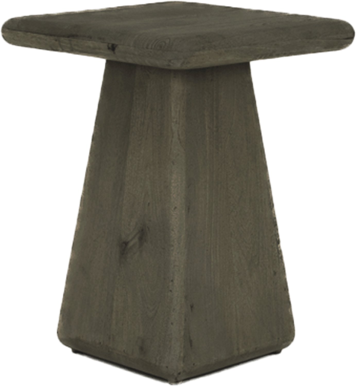 Tower Living Asti bijzettafel vierkant - 40 cm - olijfbruin Donkerbruin