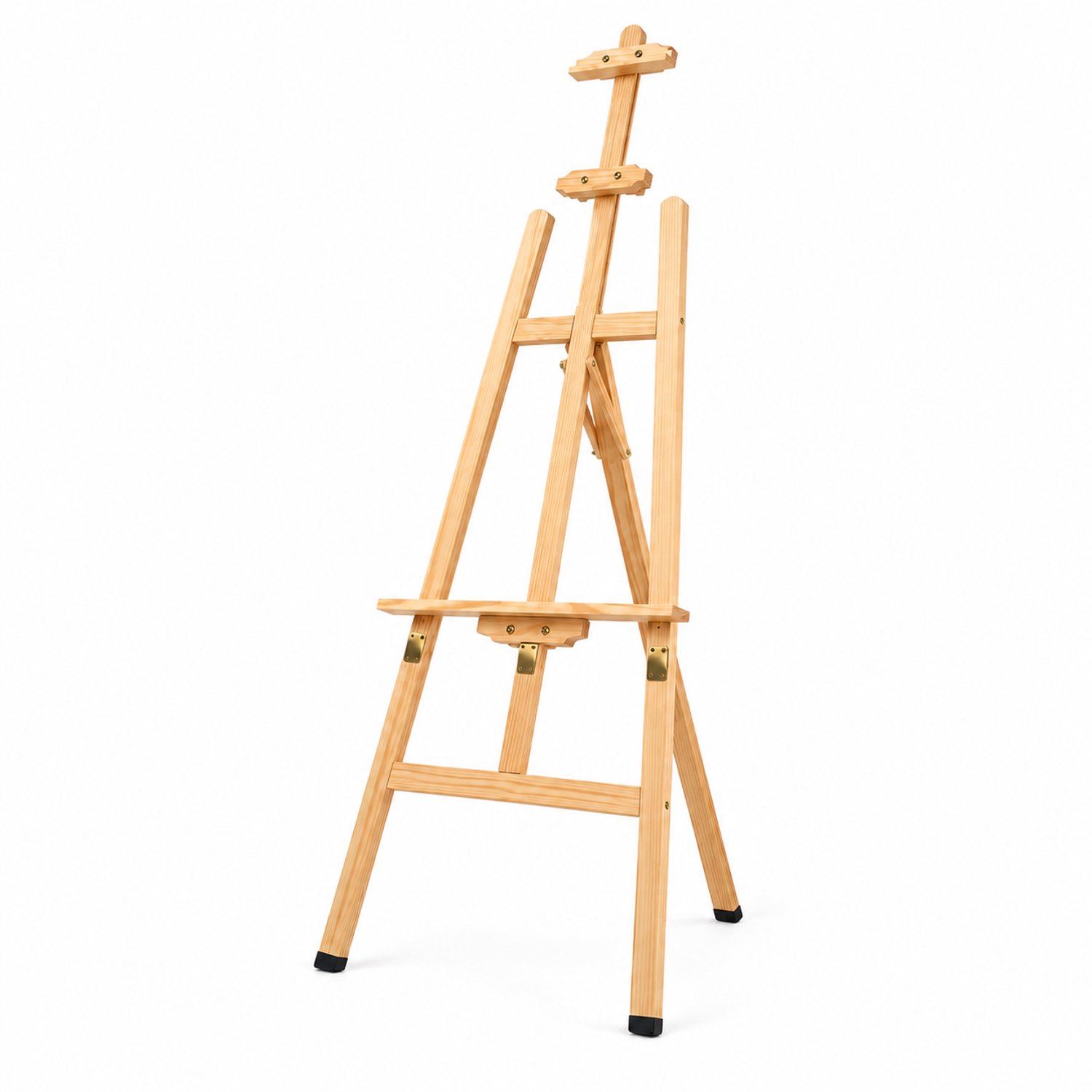 DPLUNIQ Schilderezel - Ezel - Standaard - Display - Verstelbaar - Opvouwbaar - Multifunctioneel - 56,5x53,5x150cm - Hout