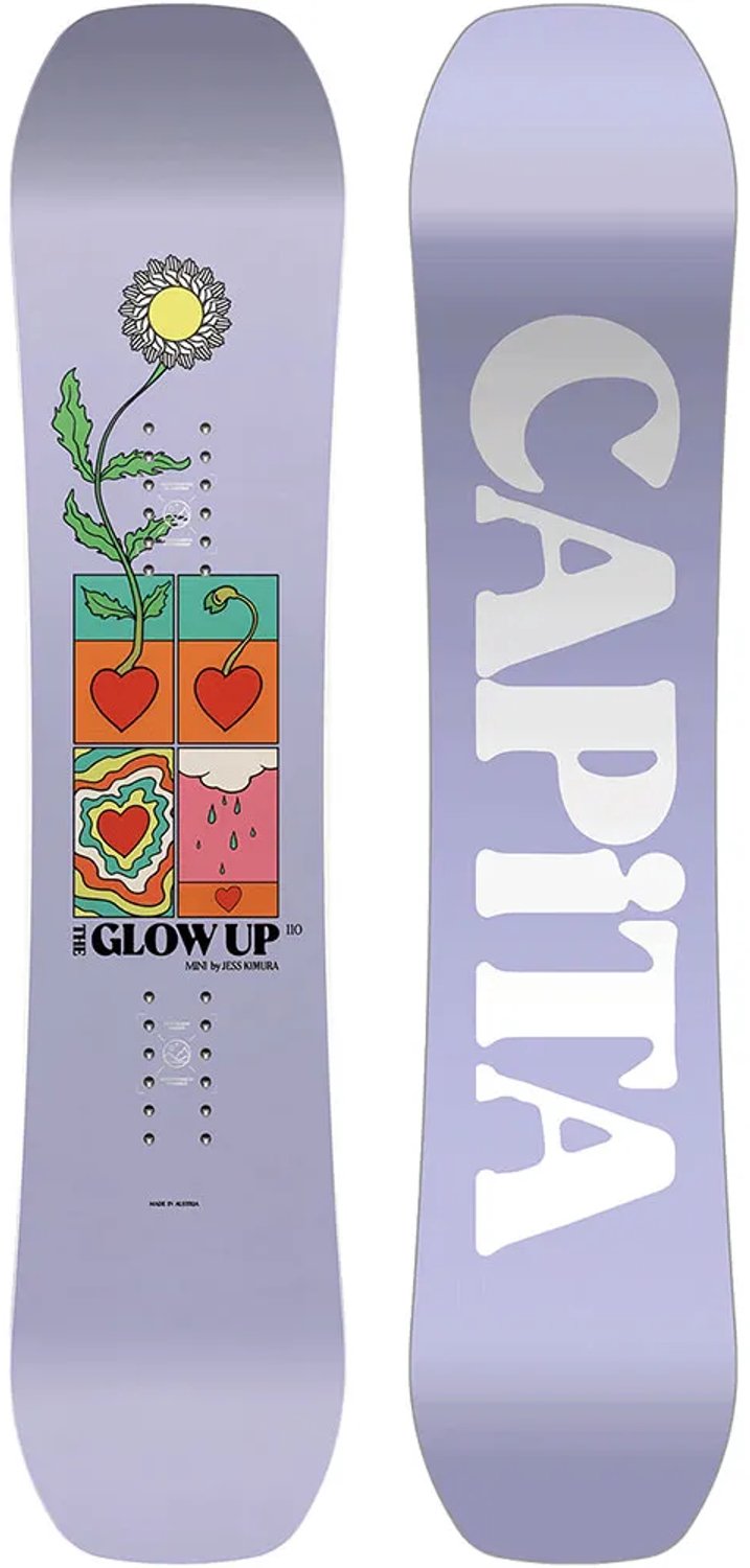 Capita The Glow Up Mini By Jess Kimura Junior Snowboard 130 Kinderen Paars