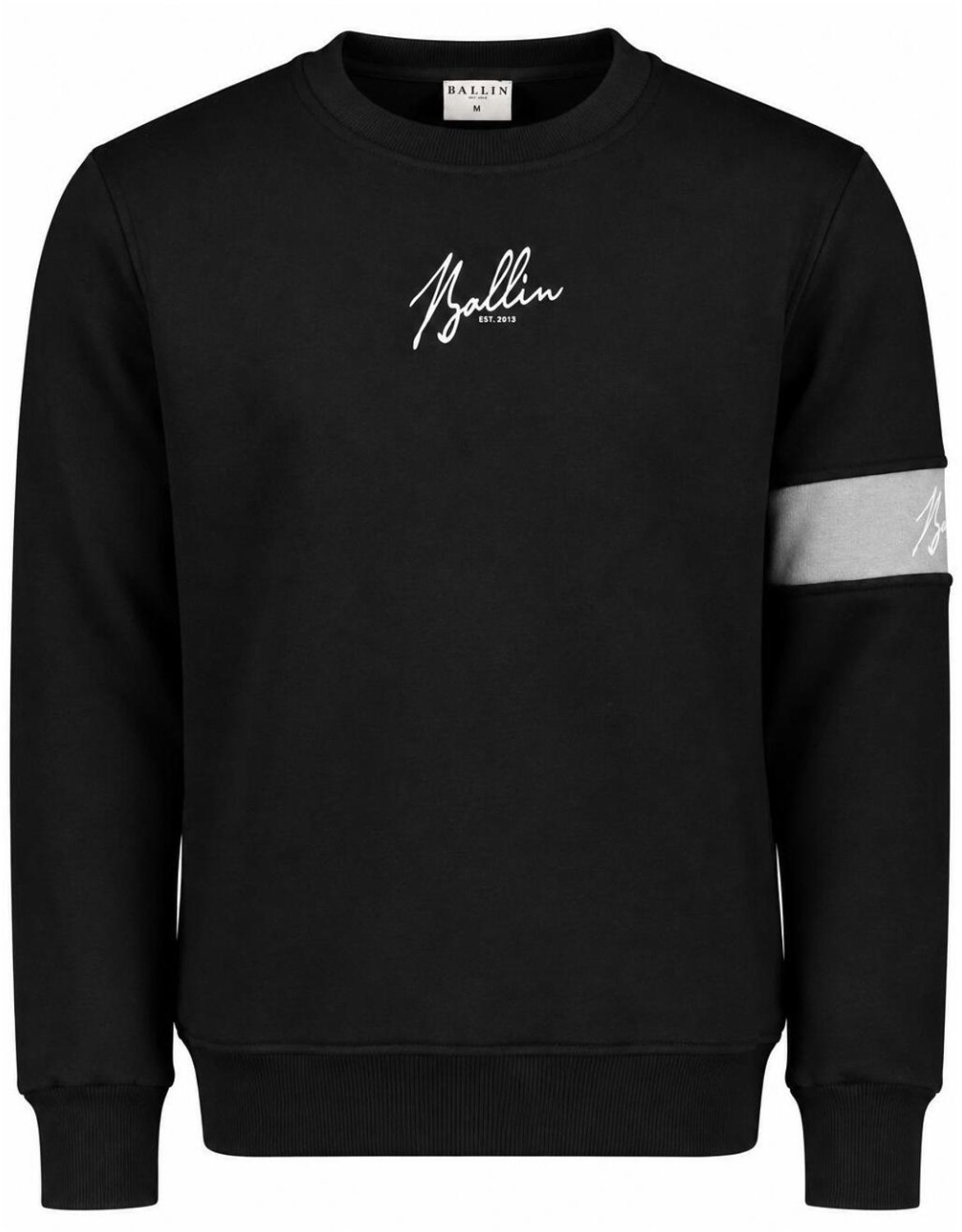 Ballin Trui Captain Crewneck 2690 Black-off White Mannen Maat - L