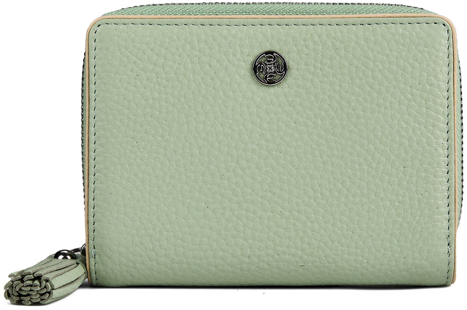 Esquire portemonnee Virginia Zip Wallet Mint mintgroen