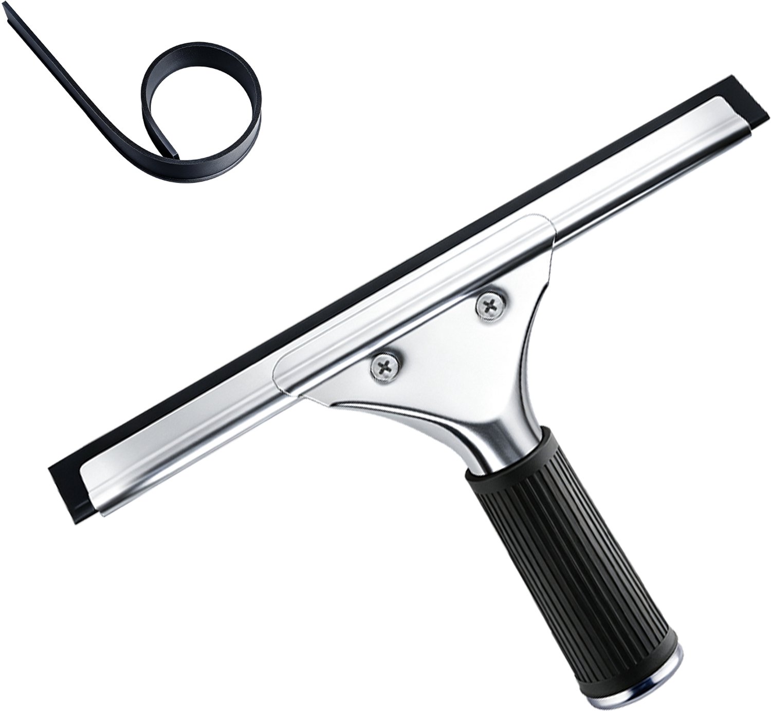 Raamtrekker 25 cm van RVS – Streeploze Glasbewassing – Praktische Raamwisser voor Ramen en Glas
