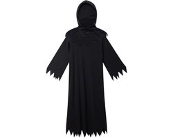 Kids Halloween Grim Reaper Costume, Faceless Ghastly Ghoul Costumes Scary Halloween Outfit for Boys and Girls (XL) - ShopVlot