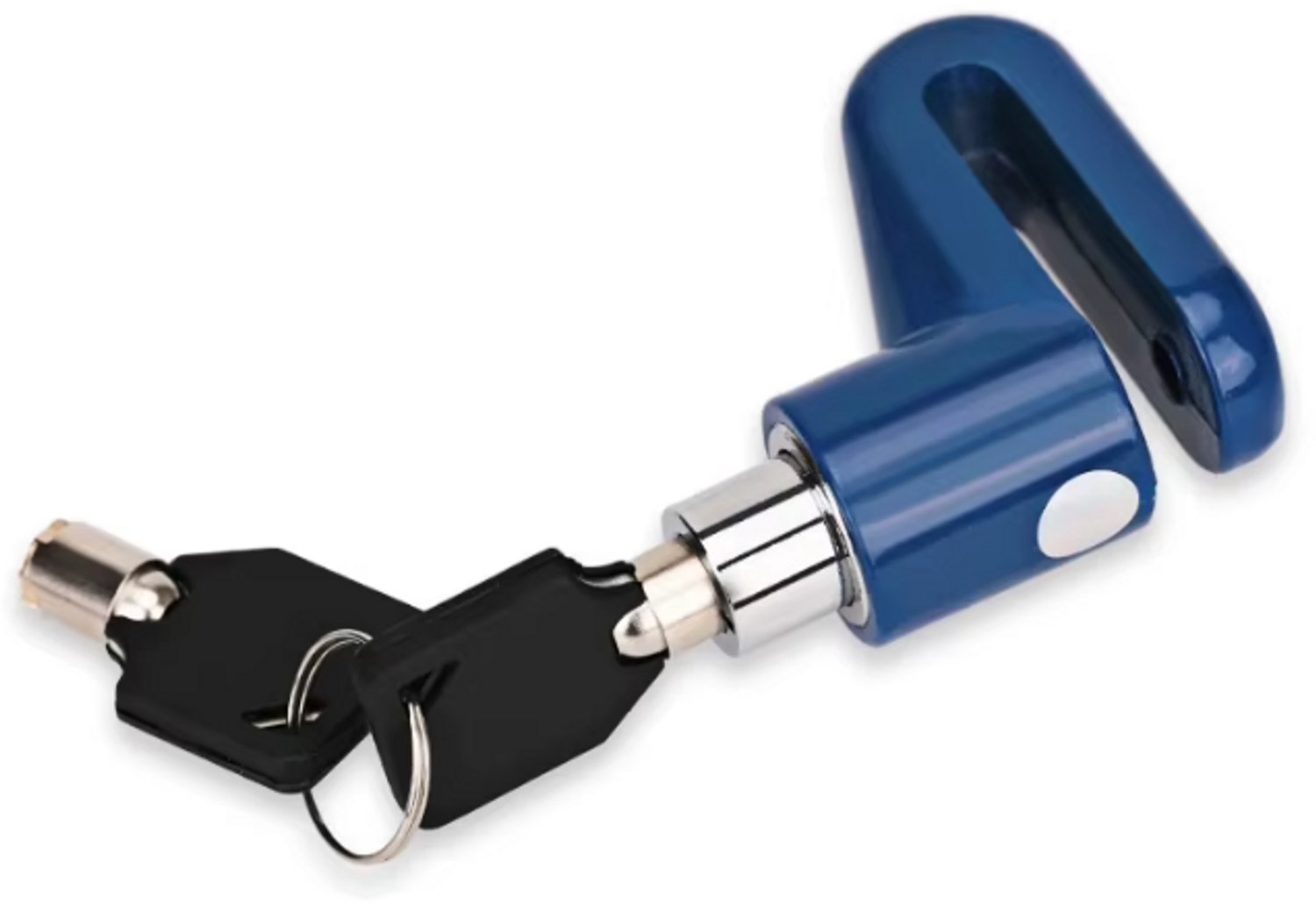 Rieba® Remschijfslot - Schijfremslot - Geschikt voor Fiets - E-bike - Motor - Scooter - Brommer - Schijfrem Slot - Universeel - Fietsslot - Remslot - Antidiefstalbeveiliging - Blauw