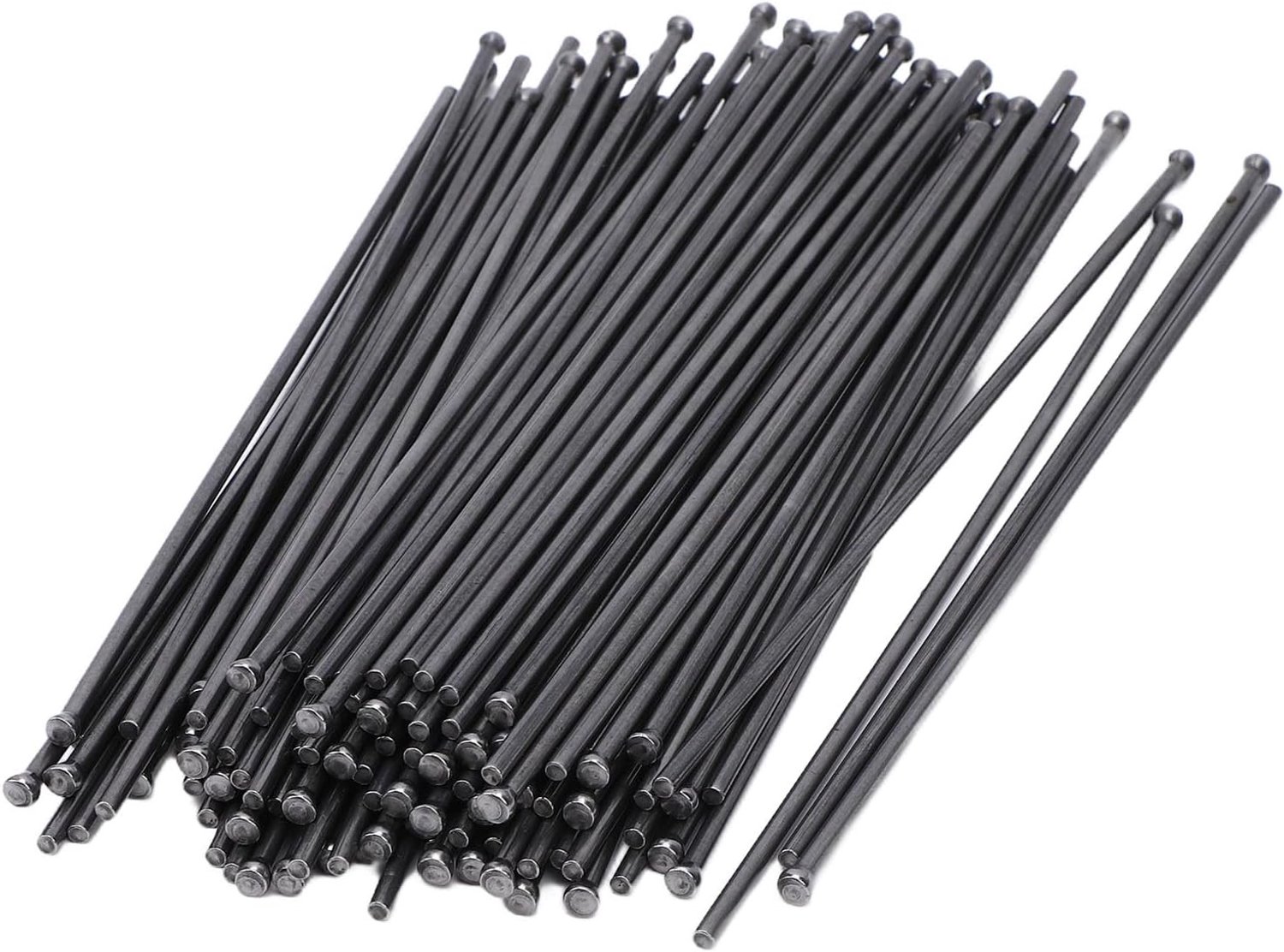 100 Stuks Ontkalken Naald Set Vervangingsnaalden voor Pneumatische Naald Scalers - Wolfraam Staal voor Marine Gebruik, 3 x 180mm, Professioneel en Duurzaam
