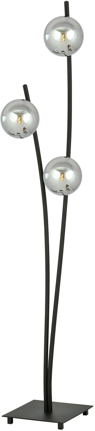 Emibig Staande vloerlamp met wuivende armen en fumé bollen E14 - Creëer een sfeervolle ambiance in uw woonkamer