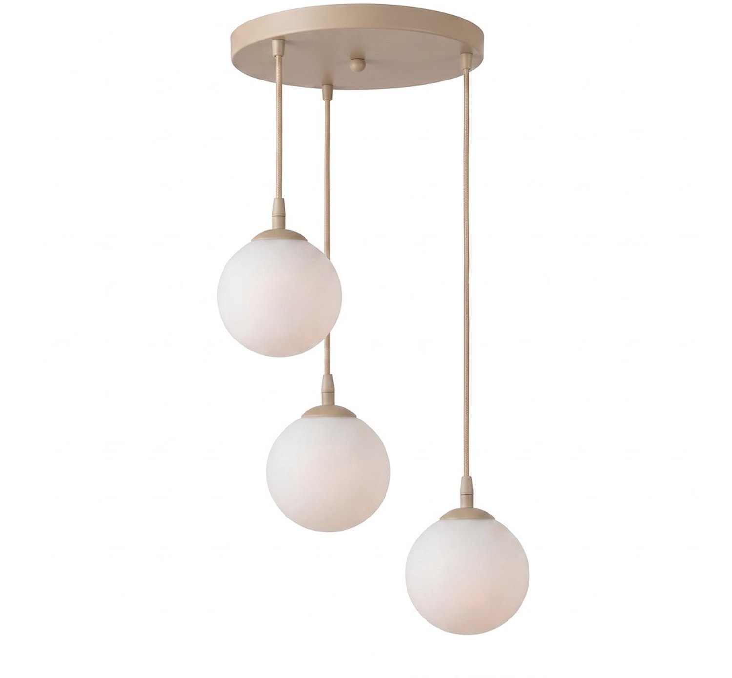 Emibig COSMO 3PREM MOKKA OPAL - Moderne hanglamp voor sfeervolle verlichting