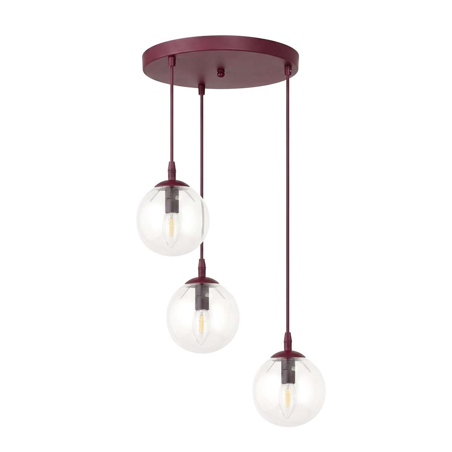 COSMO 3PREM BURGUNDY TRANSPARENT