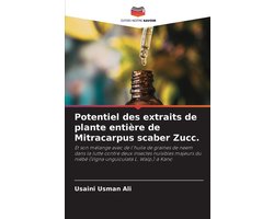 Potentiel des extraits de plante entière de Mitracarpus scaber Zucc.
