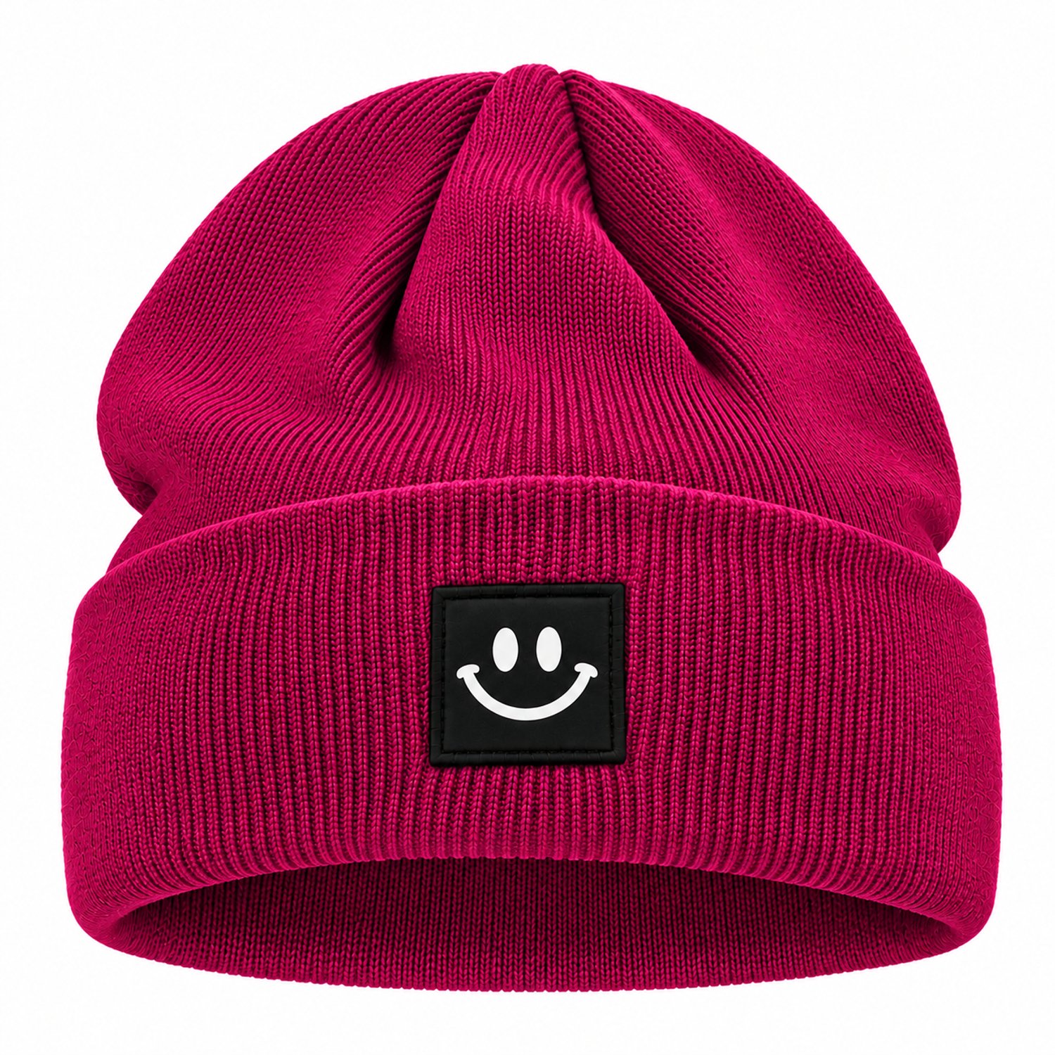 Major May Wintermuts - Muts - Muts dames - Muts heren - Beanie - Rood - Smiley