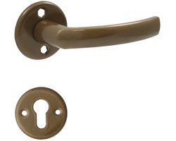 DOMINO deurkrukset PZ brons - brons - Deurklinken