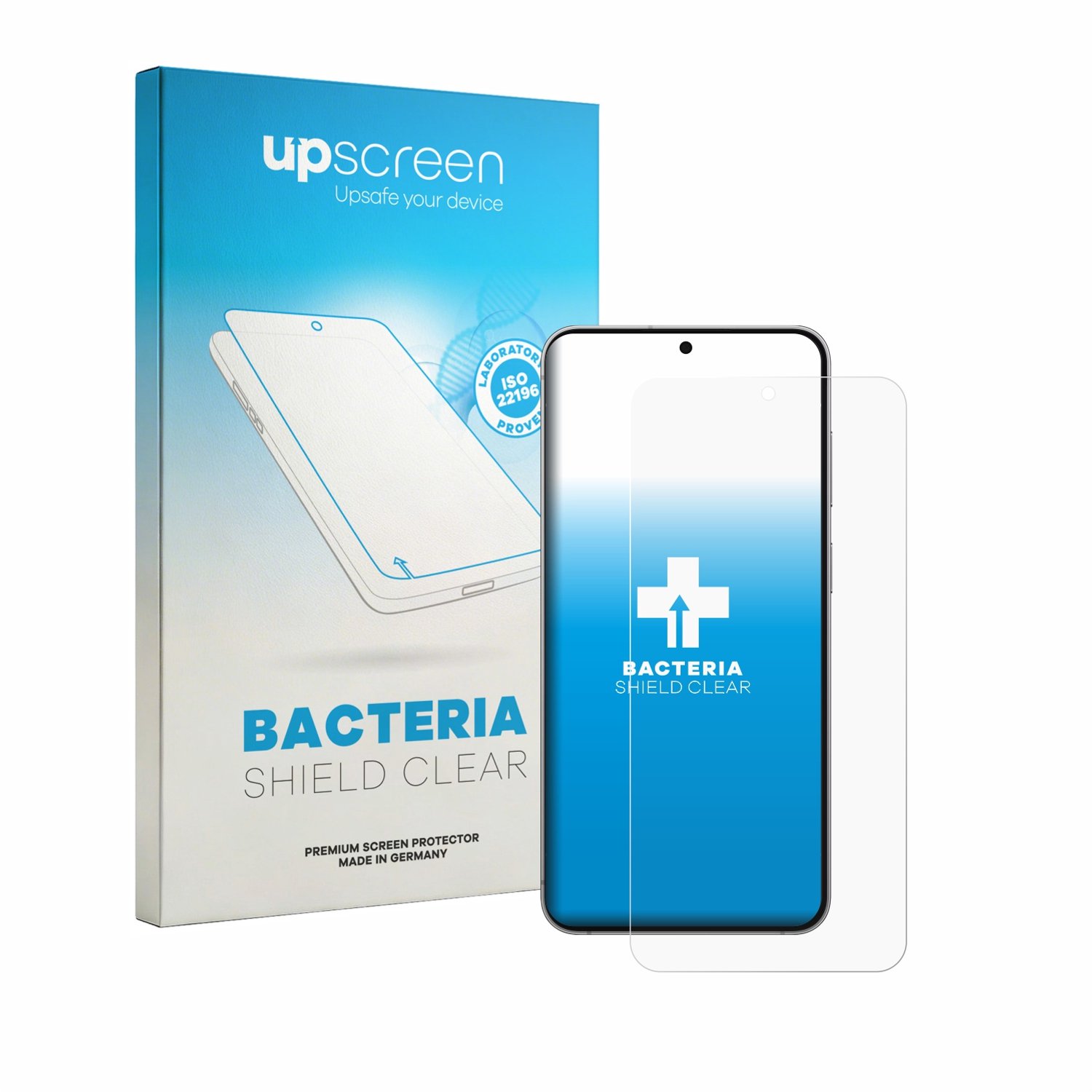 upscreen - Screenprotector voor Samsung Galaxy S26 FE - Folie Beschermfolie transparant antibacterieel