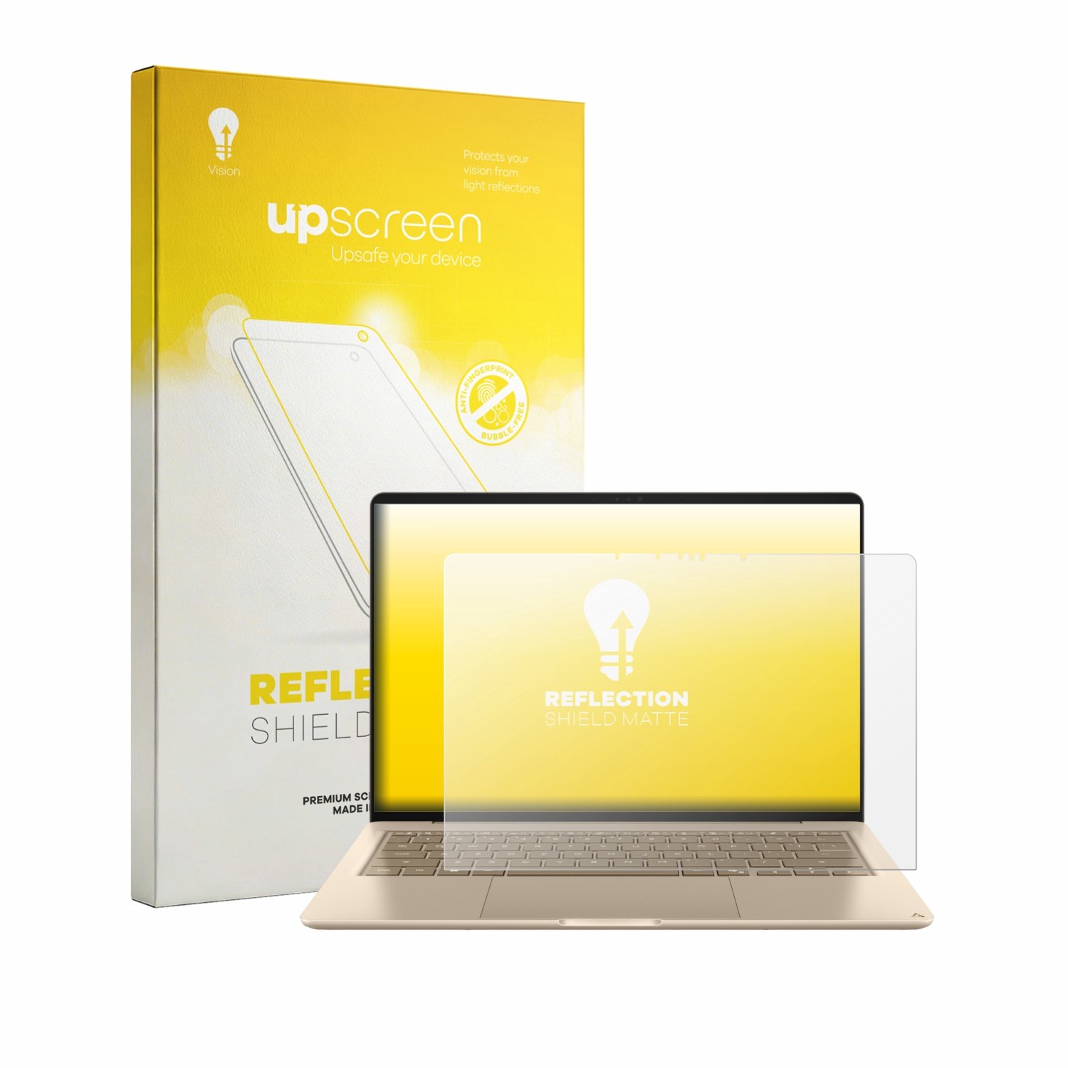 upscreen - Screenprotector voor Asus Zenbook 14 UX3480 2026 - Folie Beschermfolie anti glare matte