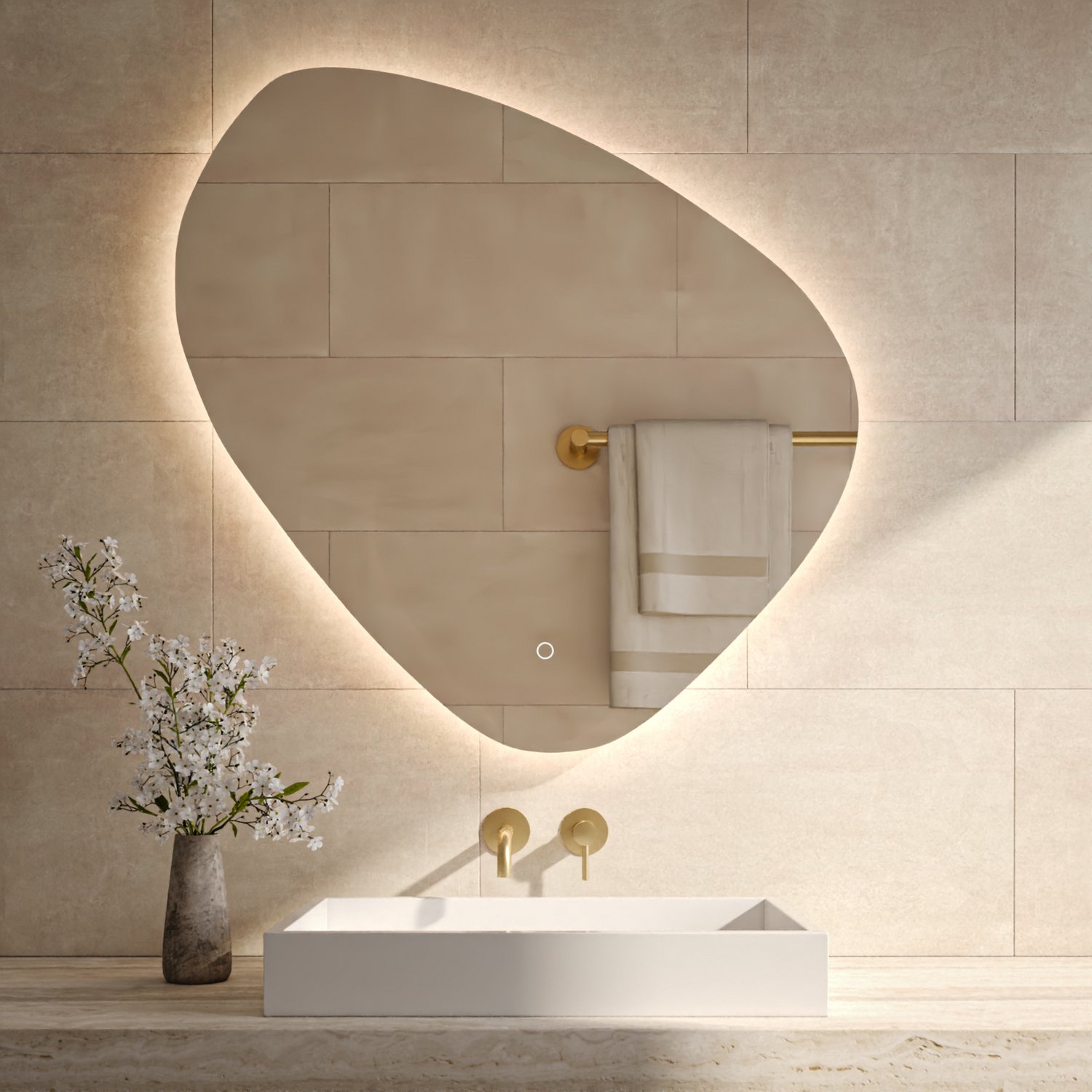 Sanitado Industry Ballon Luxe Badkamer Spiegel Organisch 60 cm