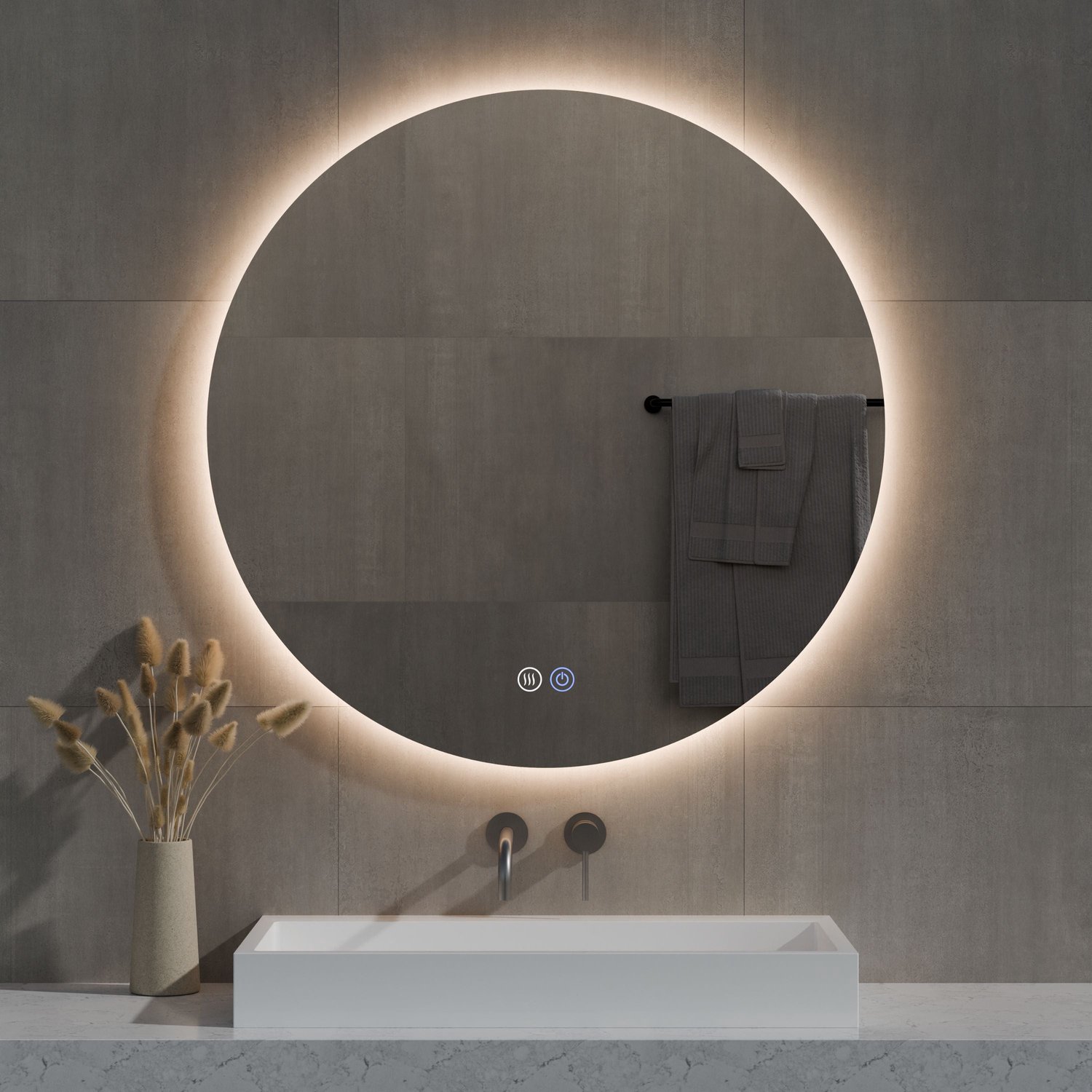 Sanitado Industry Aldora Luxe Badkamer Spiegel Rond 120 cm