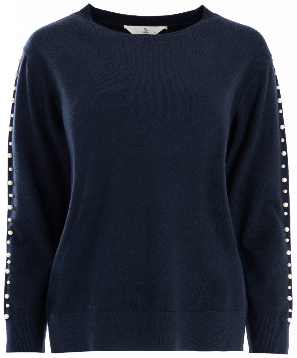 NED Trui Leira 3 4 Rmb Design Brei 26w1 U441 03 303 Marine Dames Maat - XL