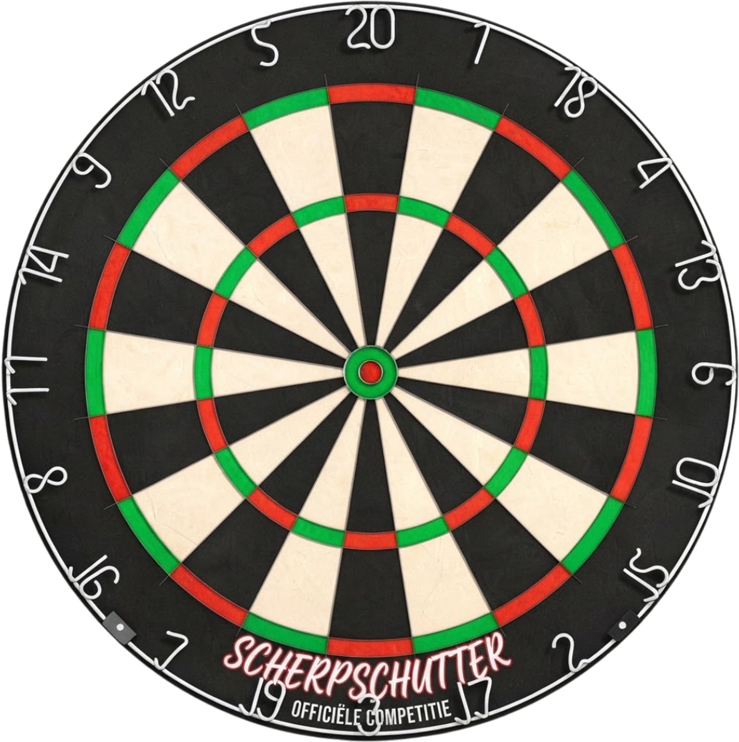 KLS® Dartbord - Dartbord Set - Dartbord met Dartpijlen - Zwart - 45cm x 4cm x 45cm
