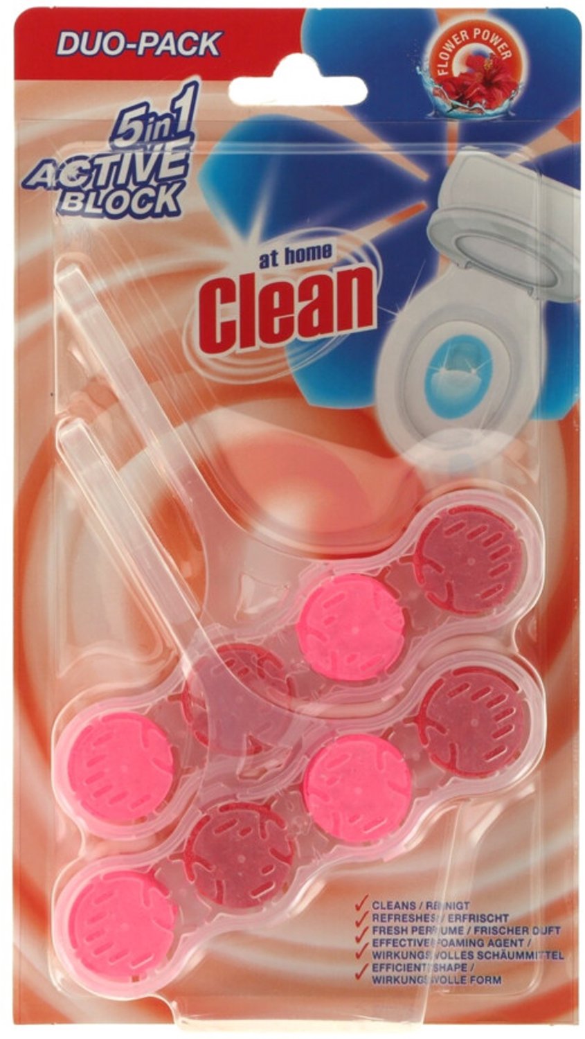 At Home Toiletblok Flower 2 stuks