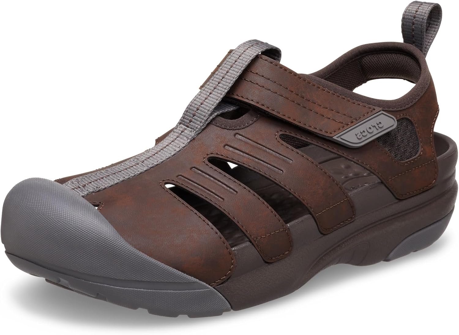 Crocs Yukon Fisherman Sandalen Heren Comfort & Stijl Espresso