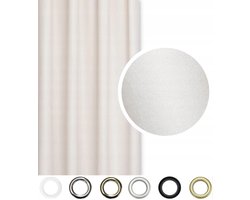 Verduisterende Gordijnstof Crème 250x395 cm - Stijlvol en Praktisch