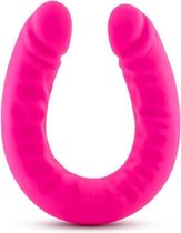 RUSE 18INCH SLIM DOUBLE DONG HOT PINK