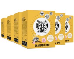 Marcel's Green Soap Shampoo Bar - Vanille & Kersenbloesem - 6 x 90 gram