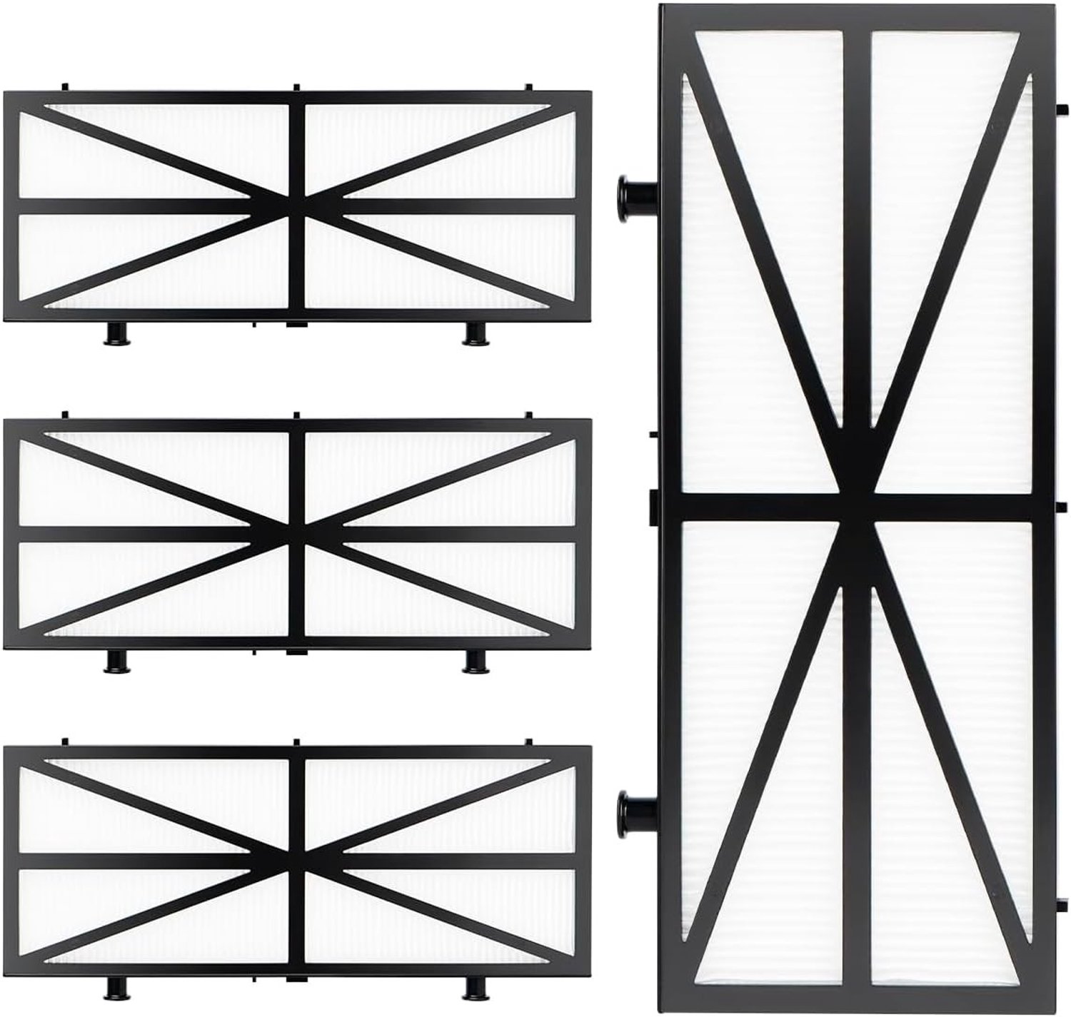 Ultra Fijn Poolfilter voor Robot Zwembaden, Geschikt voor Diverse Modellen, Set van 4 Filters