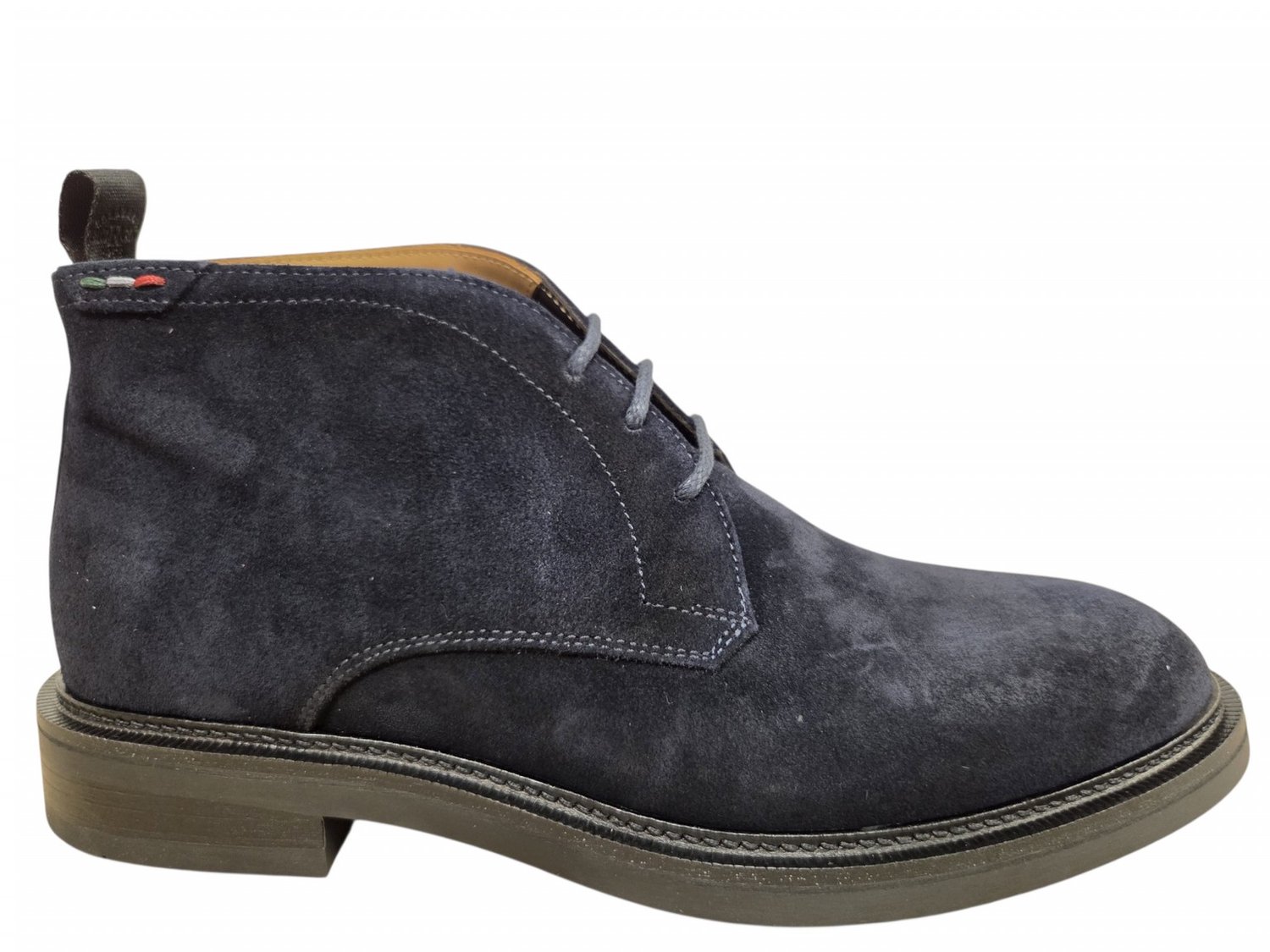 Giorgio 4630706 Boy 188 navy Halfhoge Veterschoenen Blauw Suede Heren - Blauw - 44